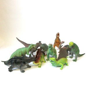 Boley Beautifully Detailed Realistic Dinosaur Dino 8" Figures Complete Set of 10